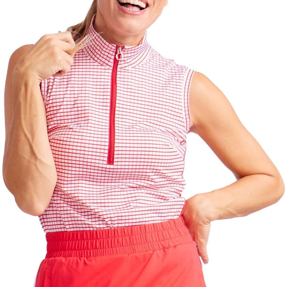 KINONA Women's  Keep it Covered Sleeveless Golf Top; SZ: M; Like New